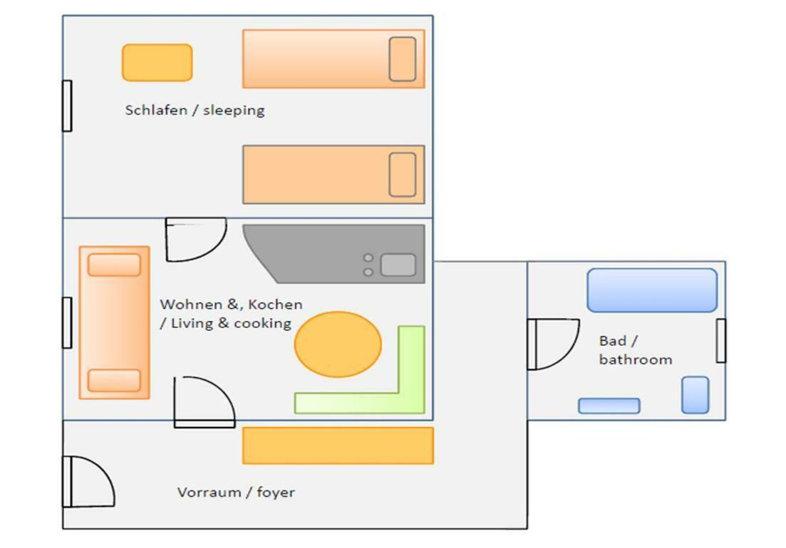 Apartment Sunnseitn Am Verditz 外观 照片